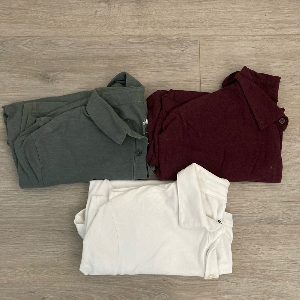 3 H&M Polos